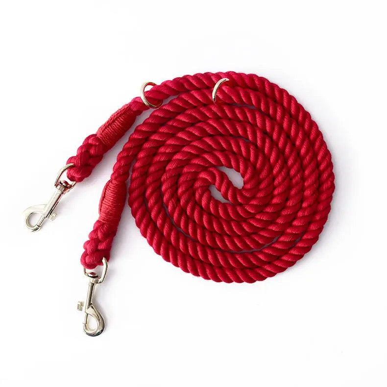 Hands Free Leash - Red cherry