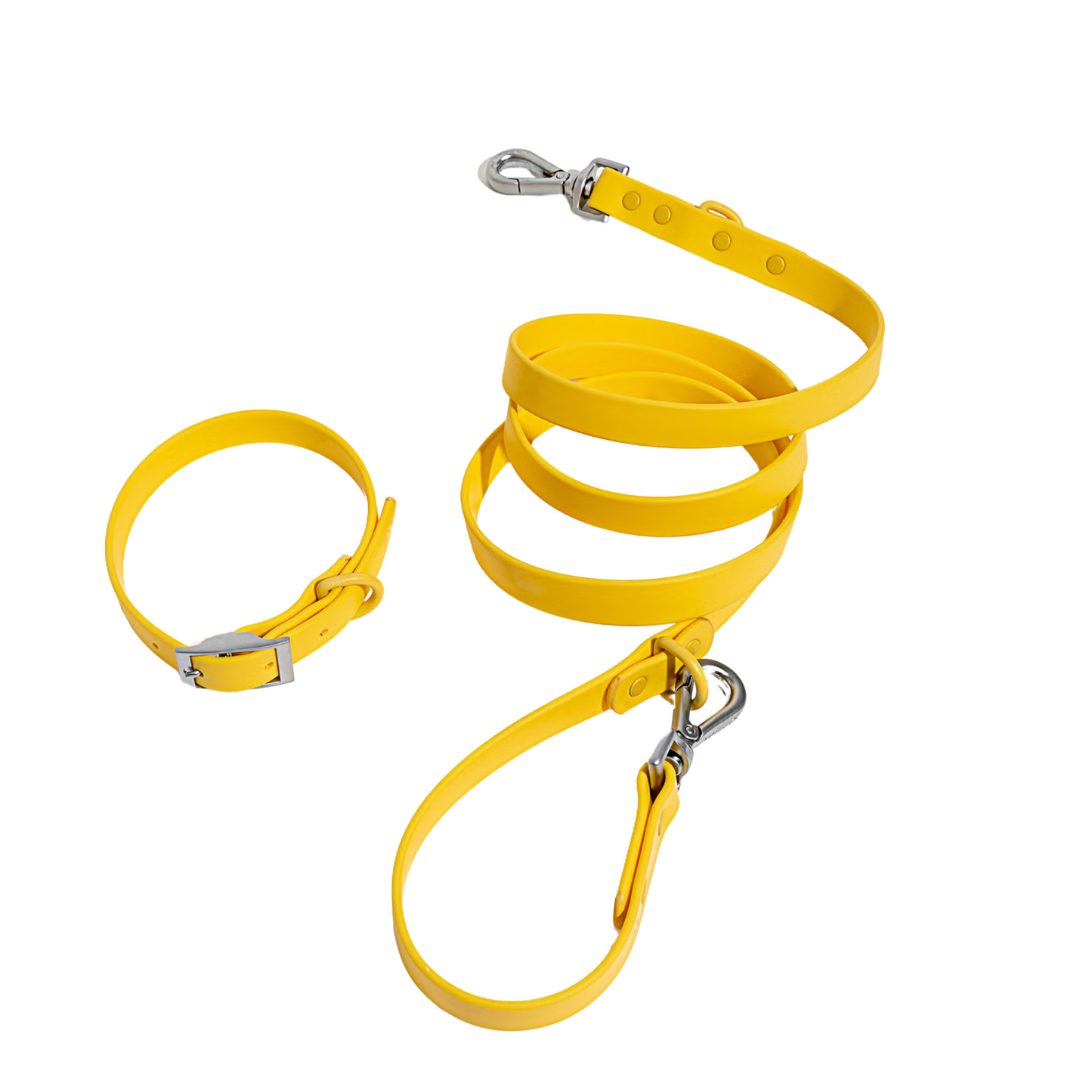Bundle Leash & Collar - Sunshine (Waterproof)